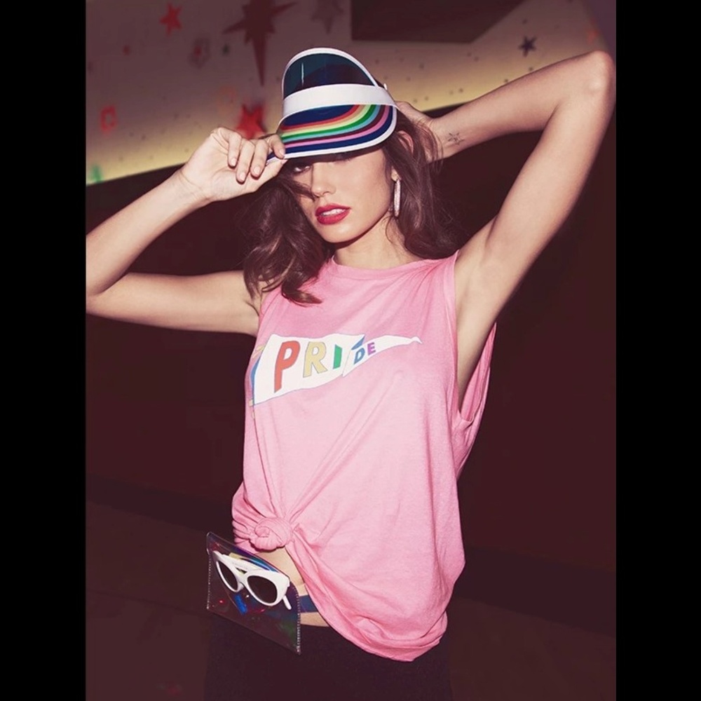NWT Wildfox Pride muscle tee